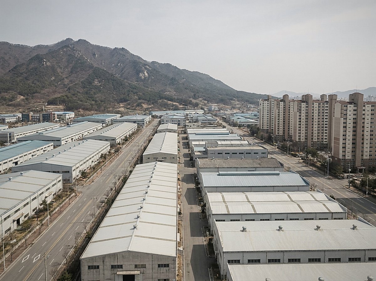 구미시 공단·신평 전경